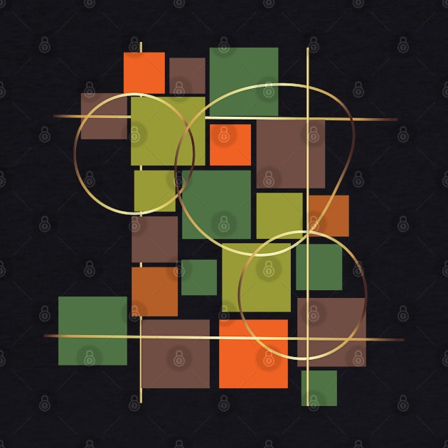 Strong Square Greeny Patterns by Art by Ergate